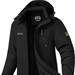 Moerdeng V.A.Tor 189 Unco & Boror Mens Black Thermal Insulated Ski Jacket Sz S